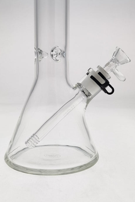 TAG - 18" Beaker Bong 50x5MM with 18/14MM Downstem, Tie Dye Design, Side View