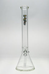 TAG Rasta 18" Beaker Bong with 18/14MM Downstem, 7MM Thick Glass, Front View