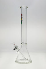 TAG 18" Rasta Beaker Bong with Thick 7mm Glass and 18/14MM Downstem