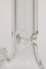 Close-up of TAG 18" Beaker Bong 50x9MM with 28/18MM Downstem in Tie Dye Design