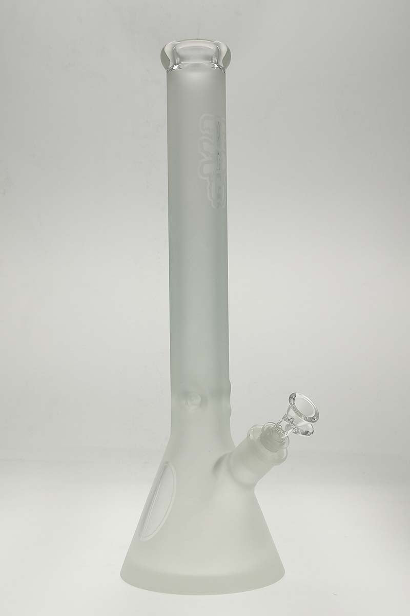 TAG 18" Super Thick Beaker Bong with Rasta Accent, 18/14MM Downstem, Front View