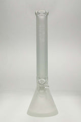 TAG 18" Beaker Bong 50x9MM in Rasta colors, Front View with Thick Glass and Downstem