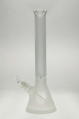 TAG 18" Beaker Bong 50x9MM in Rasta Colors with 18/14MM Downstem, Front View on White Background