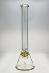 TAG 18" Beaker Bong 50x7MM No Ice Pinches with 18/14MM Downstem Front View