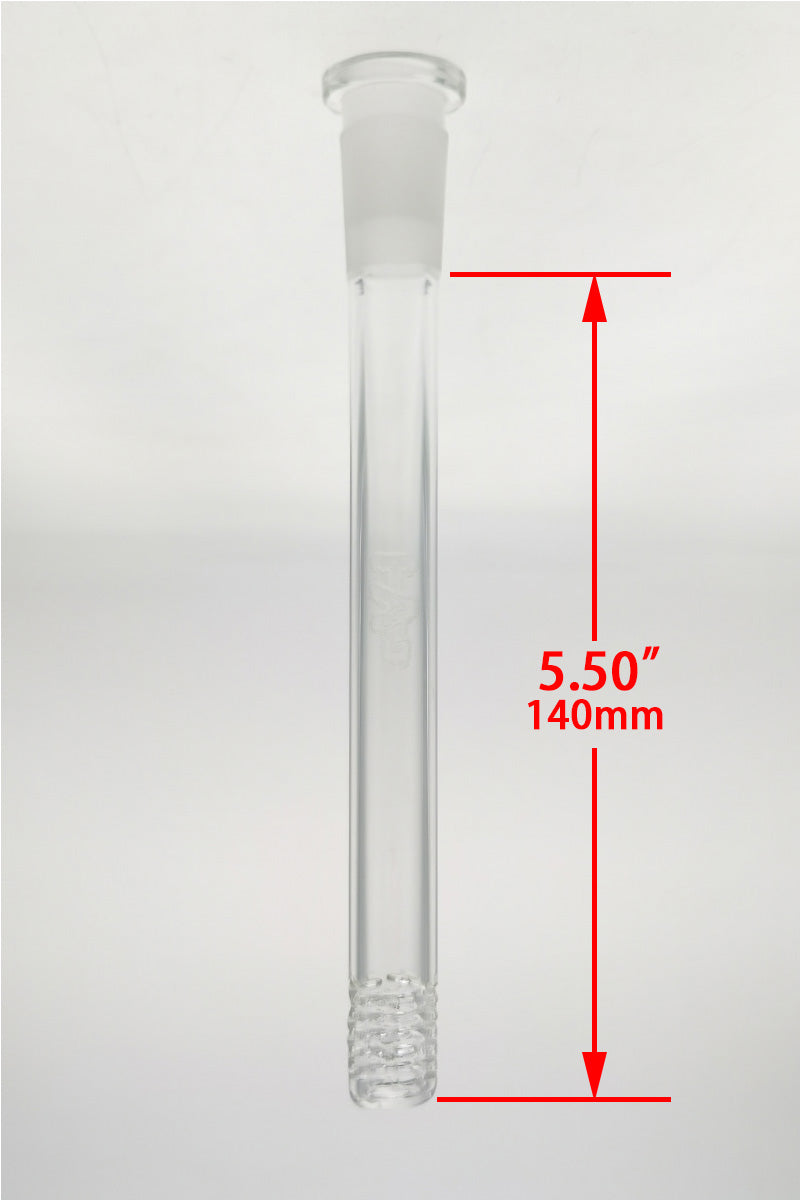 TAG 5.50" 54 Hole Gridded Super Slit Downstem Front View on Seamless White Background