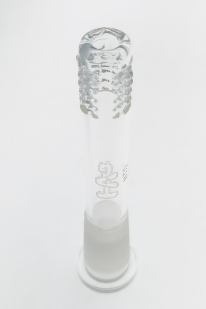 TAG Super Slit Downstem 5.50" with 54 Holes for Enhanced Filtration - Front View on White Background