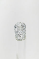 TAG 5.50" 54 Hole Super Slit Downstem, Clear Glass, Front View on White Background
