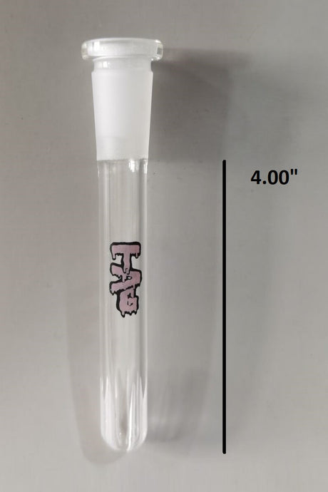 TAG Rounded Showerhead Downstem - 18/14MM Closed End - 4 Inch Length