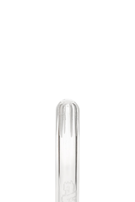 TAG Closed End Rounded Showerhead Downstem for Bongs, 18/14MM Joint - Front View