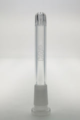 TAG 18/14MM showerhead downstem with super slit, front view on white background