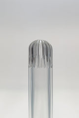 TAG Closed End Rounded Super Slit Showerhead Downstem for Bongs - Close-up View