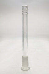 TAG 18/14MM Open End Downstem with 32 Slits for Bongs - Front View on White Background