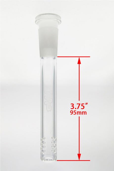 TAG 3.75" 32 Slit Multiplying Rod Downstem for Bongs, Front View on White Background