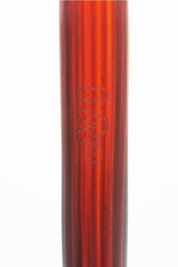 Close-up of TAG 18/14MM Open End Multiplying Rod Downstem in red for bongs