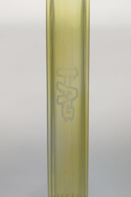 TAG Rounded Super Slit Showerhead Downstem - 18/14MM - Clear View with Logo