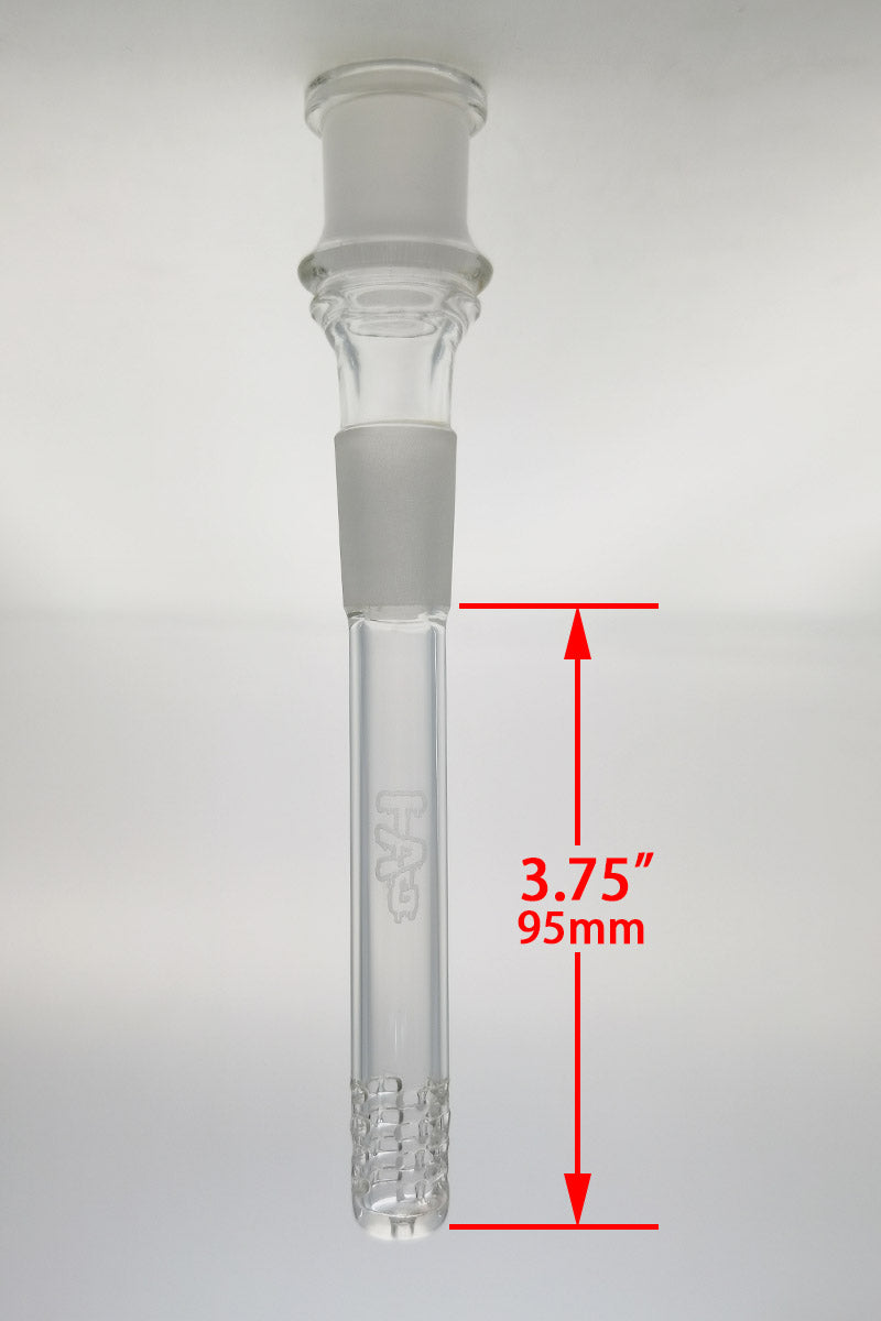 TAG - 18/18MM Open End Downstem with 32 Slits for Enhanced Diffusion - Front View