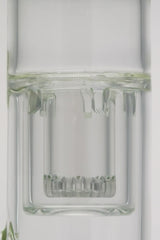 Close-up of TAG 19" Bong with Double Interior Showerhead and Helical Dome Splash Guard