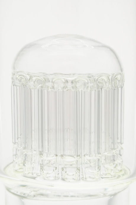 Close-up of TAG 19" Beaker Bong with 16-Arm Tree Percolator and Rasta Detail