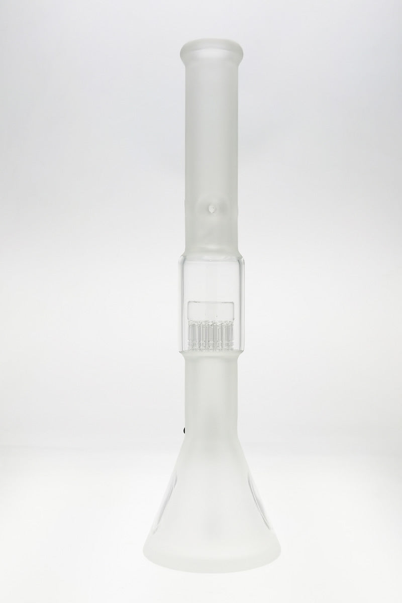 TAG Rasta 19" Beaker Bong with 16-Arm Tree Percolator and 7mm Thickness, Front View