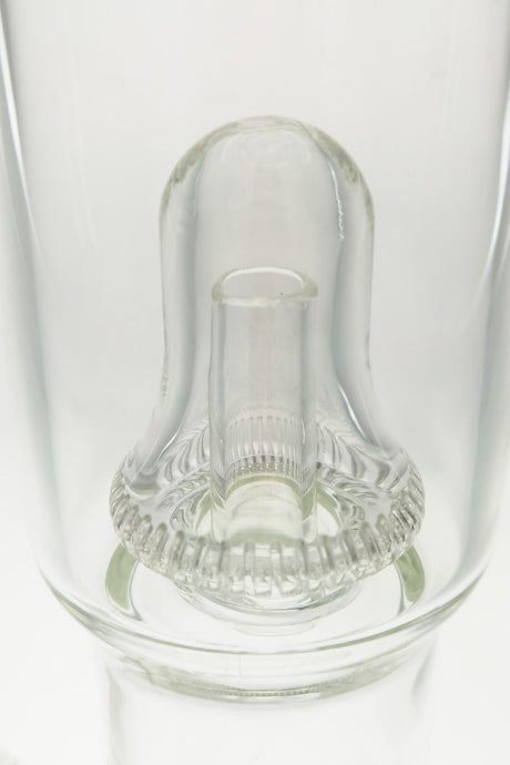 Close-up of TAG 19" Beaker Bong with Fixed Super Slit Bellow UFO Percolator