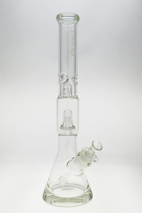 TAG 19" Beaker Bong with Fixed Super Slit Bellow UFO Perc, 7mm Thickness, Front View