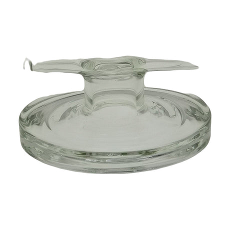 Close-up of TAG 19" Bong Base with Inline to Showerhead Percolator, 7mm Thick Glass
