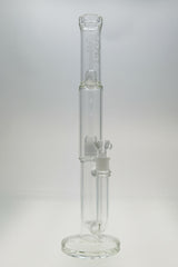TAG 19" Bong with Super Slit Inline and 12 Arm Tree Percolator, 18MM Female Joint, Front View