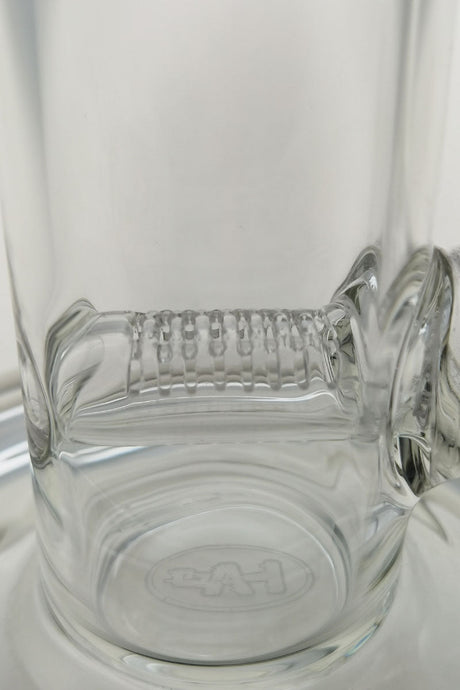 Close-up of TAG 19" Bong with Inline Percolator and 12 Arm Tree, 4mm Thick Glass
