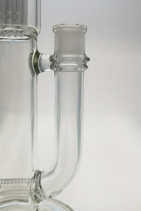 Close-up of TAG 19" Bong with Inline Percolator and 12 Arm Tree, 18MM Female Joint, 4mm Thick