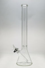 TAG 20" Clear Beaker Bong 50x5MM with 18/14MM Downstem and Wavy Sandblasted Logo