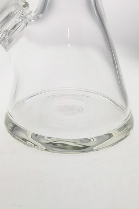 Close-up view of TAG 20" Beaker Base with Double Showerhead Percolator and Thick Glass