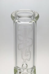 TAG 20" Beaker Bong with Double Showerhead Percolator - 50x9MM - Front View