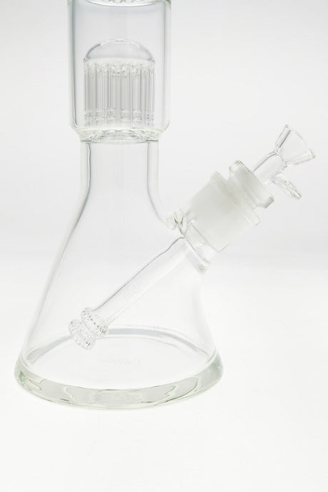 TAG 20" Beaker Bong with Double 16-Arm Tree Percolators, Thick 7mm Glass, and 28/18mm Slit-Diffuser Downstem
