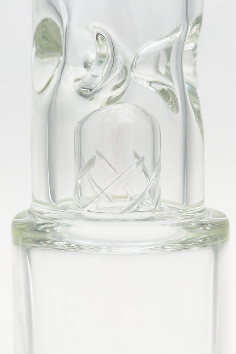 Close-up of TAG 20" Beaker Bong with Double 16 Arm Tree Percolators and Thick 7mm Glass