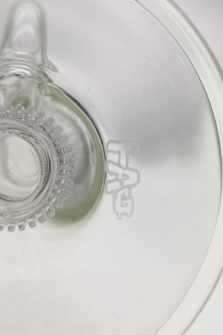 Close-up of TAG 20" Double Matrix Percolator Bong Base with 14MM Female Joint