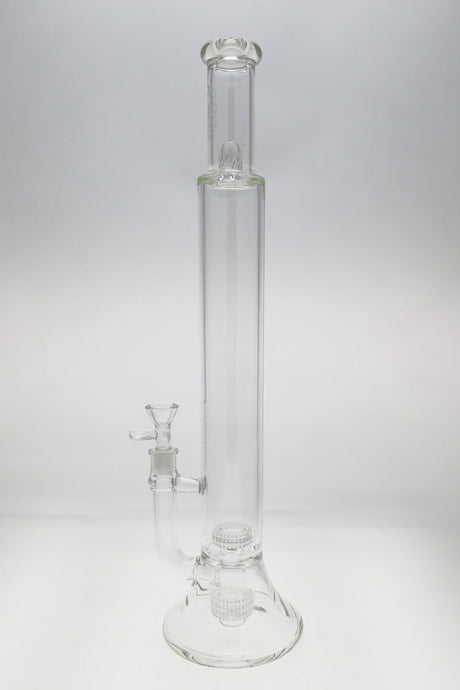 TAG 20" Double Super Slit Matrix Bellow Bong 55x5MM with Clear Glass Front View