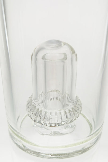 Close-up of TAG 20" Beaker Base with Double Super Slit UFO Percolator, 7mm Thickness