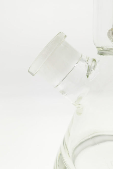 Close-up of TAG 20" Beaker Bong 18/14MM Downstem with Super Slit UFO Percolator
