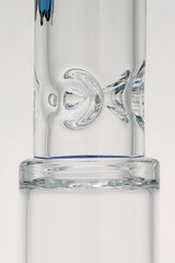 Close-up of TAG 20" Sextuple Honeycomb Water Pipe's percolator and 7mm thick glass
