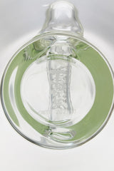 TAG 20" Super Slit Multiplying Inline Bong Top View with Clear Glass