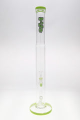 TAG 20" Super Slit Multiplying Inline Bong, 50x5MM, Front View with Green Accents