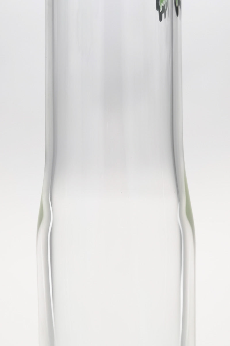 TAG - 20" Super Slit Multiplying Inline Bong Close-up Side View on White Background