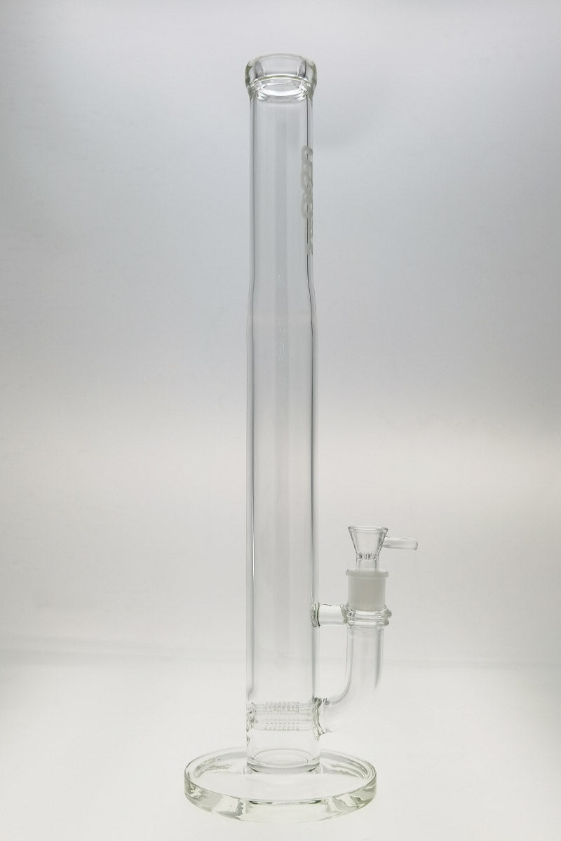 Thick Ass Glass 20" Inline Percolator Bong, Clear 50x5MM, with 18MM Female Joint, Front View