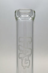 TAG 20" Super Slit Inline Bong with 50x5MM thickness and 18MM Female joint - Close-up
