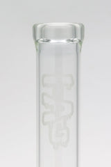 TAG 20" Super Slit Multiplying Inline Bong Top View with Frosted Logo