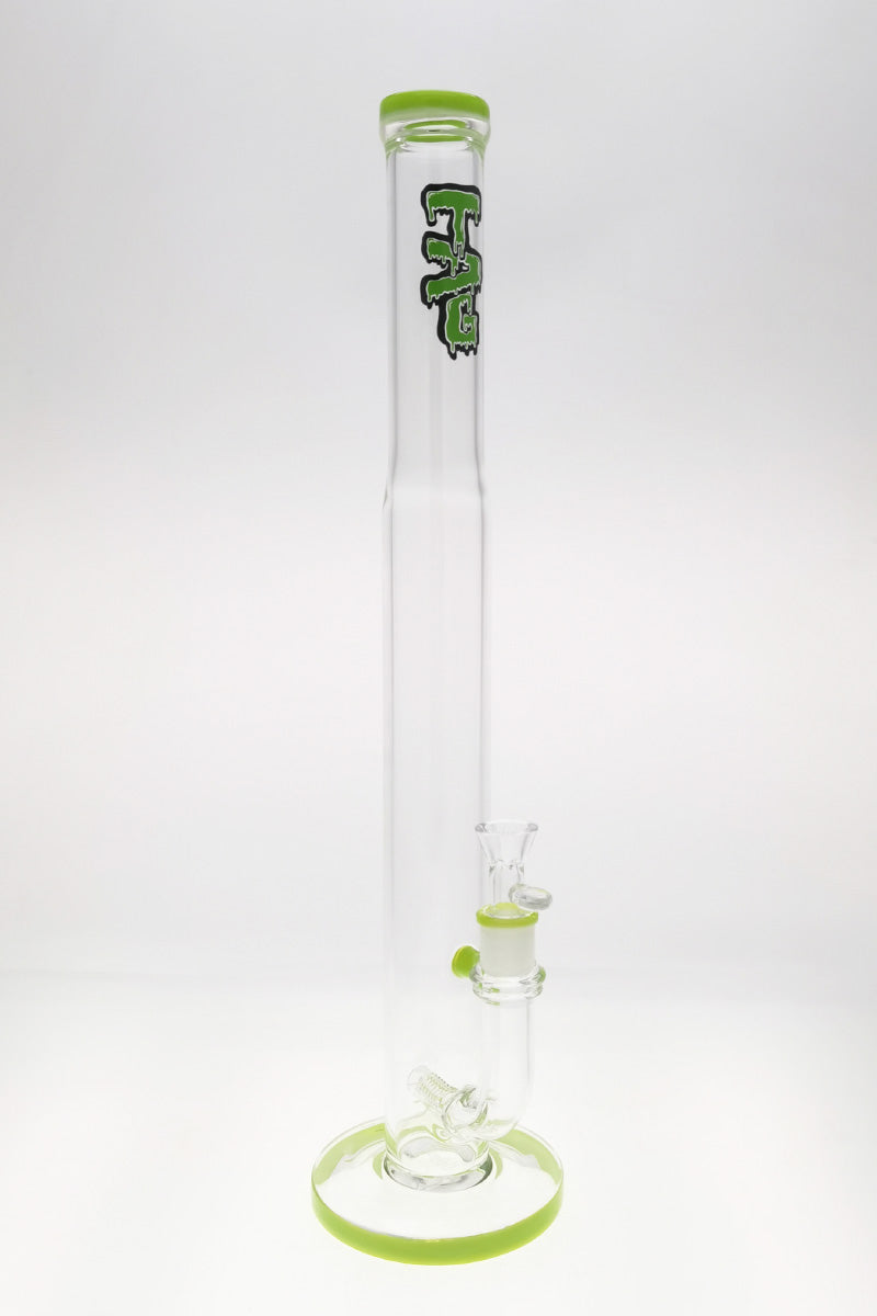 TAG 20" Super Slit Inline Bong with Slyme Accents, 50x5MM, 18MM Female Joint - Front View