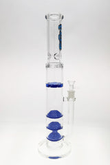 TAG 20" Triple Netted Disc Bong with Spinning Splashguard, 7mm Quartz, Front View