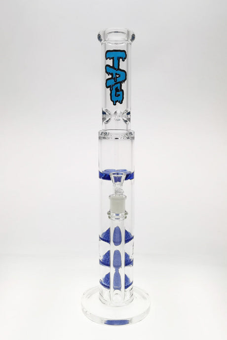 TAG 20" Triple Disc Bong with Spinning Splashguard, 18MM Female Joint, Front View