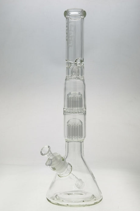 16 Sand Blasted Fumed Color Tribal Beaker Water Pipe - with 14M