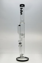 TAG 21" Triple Inline to Double Inline Glass Bong with 18MM Female Joint - Front View